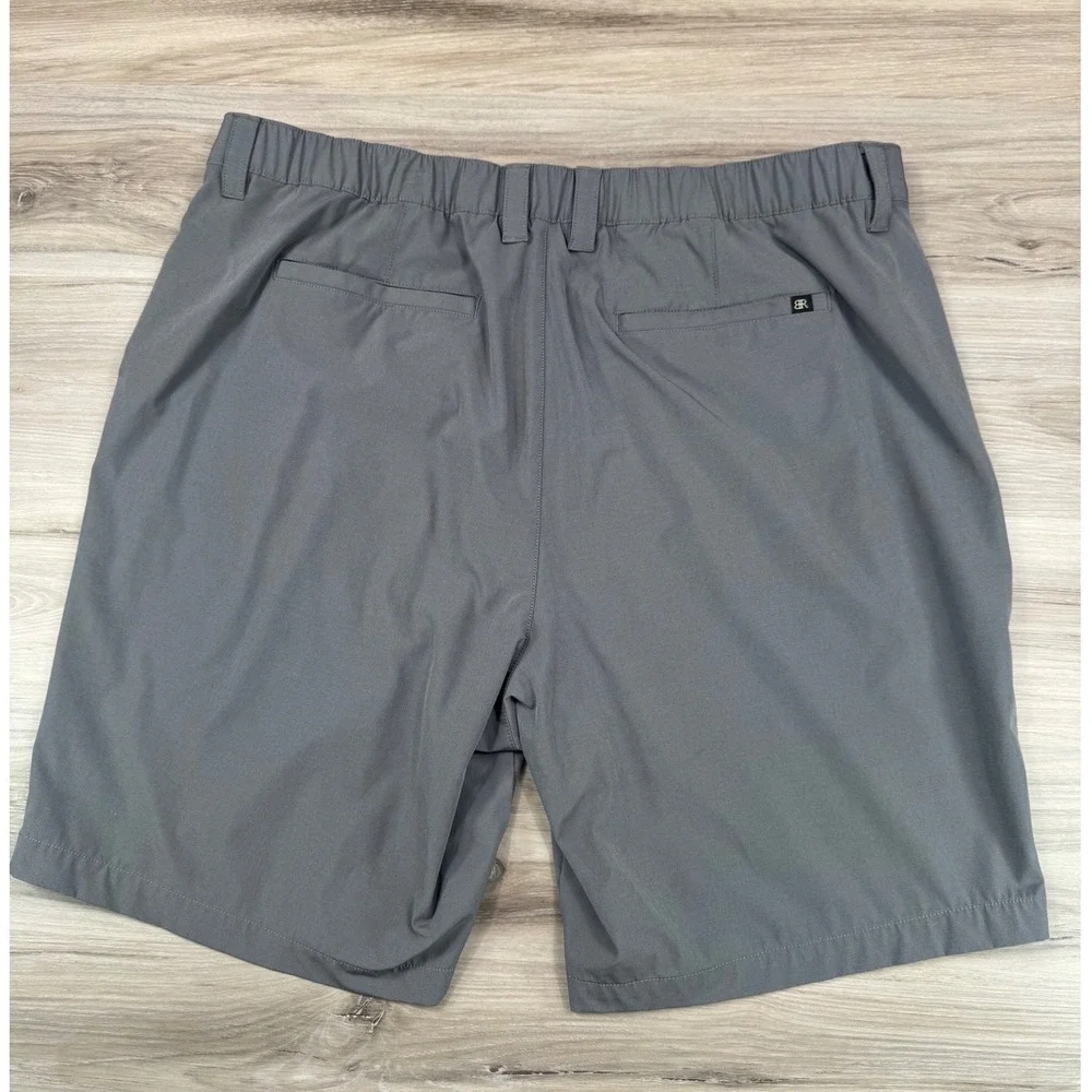 Banana Republic Men's 40 Grey Comfort Flat Front Shorts Tech Stretch‎ Golf 9.5